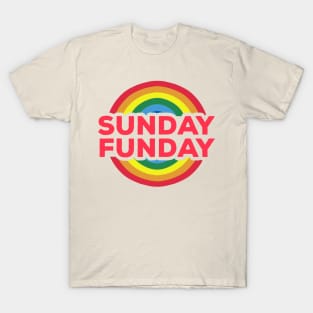 rainbows sunday funday T-Shirt